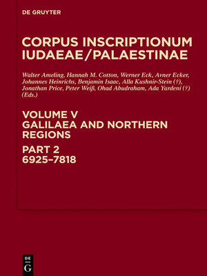 cover image of Galilaea and Northern Regions
